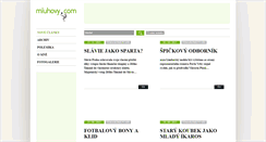 Desktop Screenshot of mluhovy.com